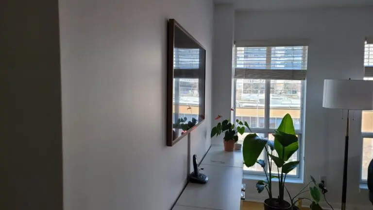 TV wall mount with cable management