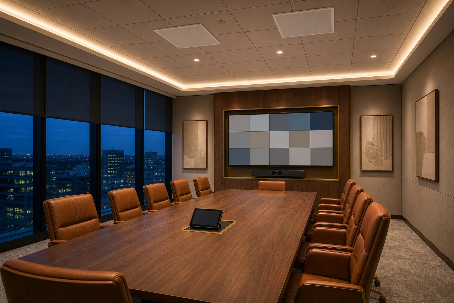 Multi-room Microsoft Teams Rooms deployment for a North York Centre professional-services tenant