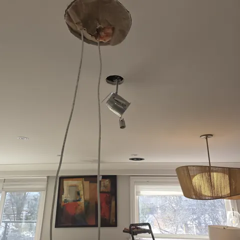 Professional in-ceiling speaker installation for a custom home theater and distributed audio system in North York.