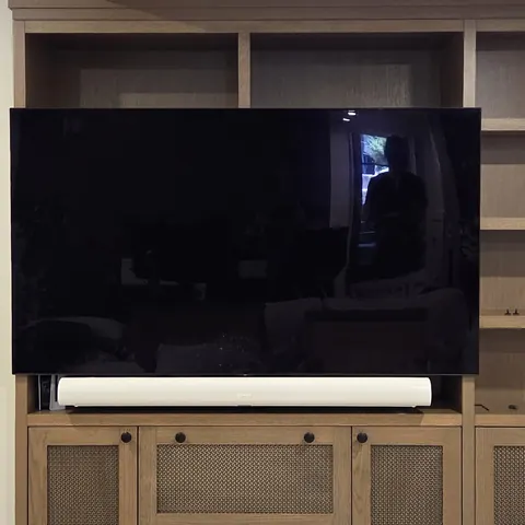 Professional Sony OLED TV wall mounting with Sonos Arc soundbar installation completed by SetupTeam in Markham.