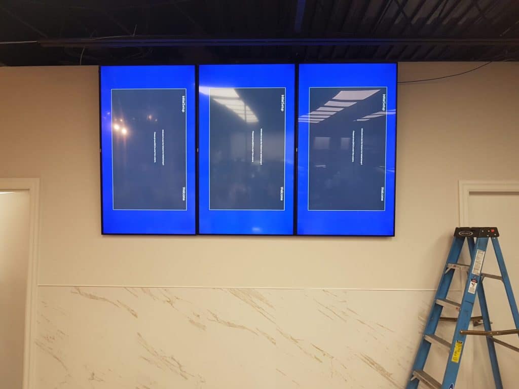 3 TV installation
