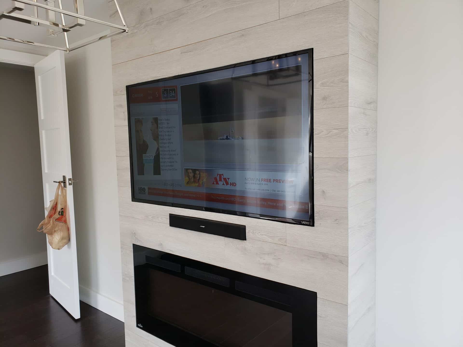 Indoor TV setup