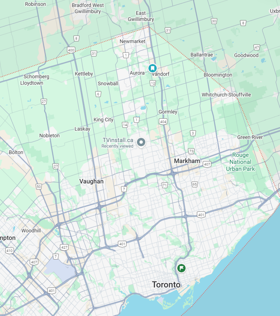 SetupTeam service areas across Toronto and surrounding GTA communities