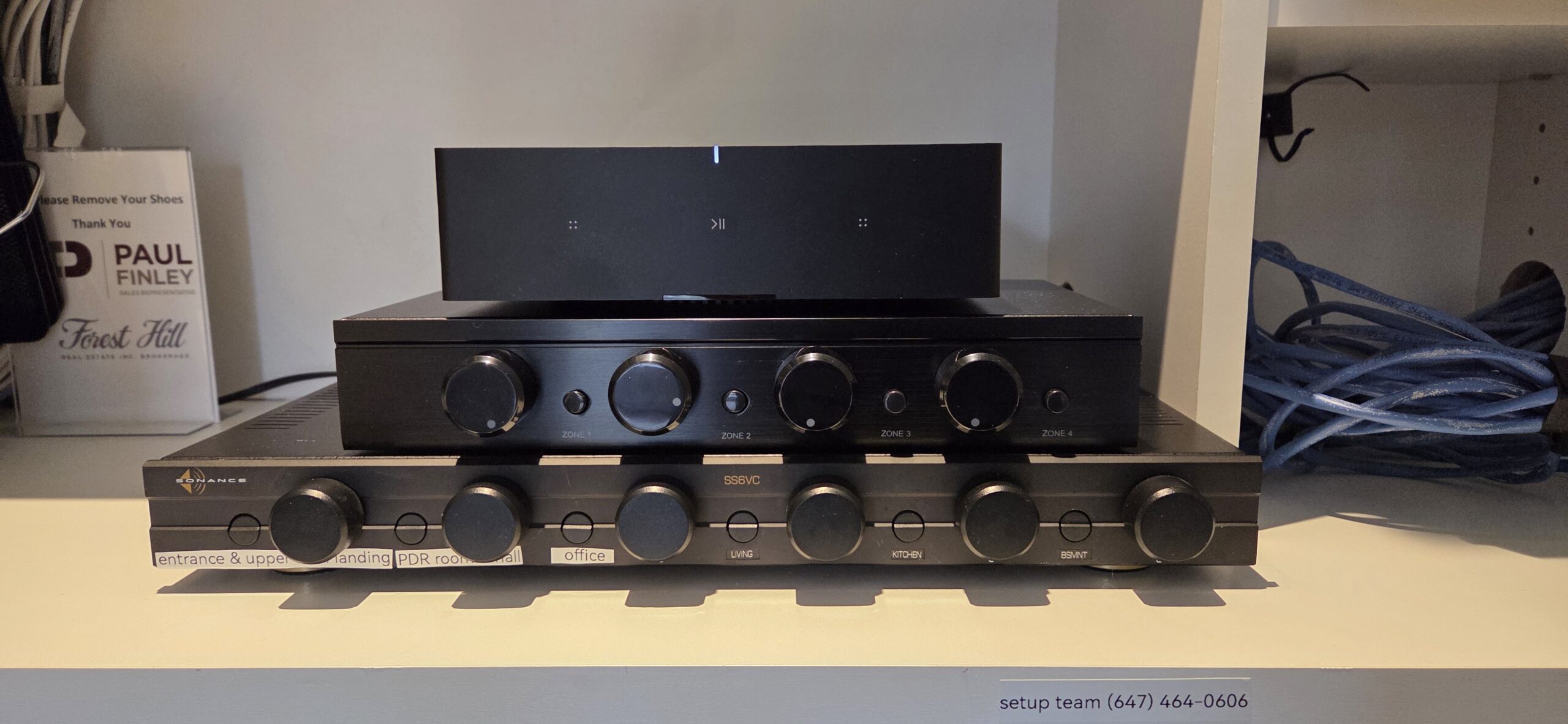 Sonos Amp audio distribution installation by SetupTeam