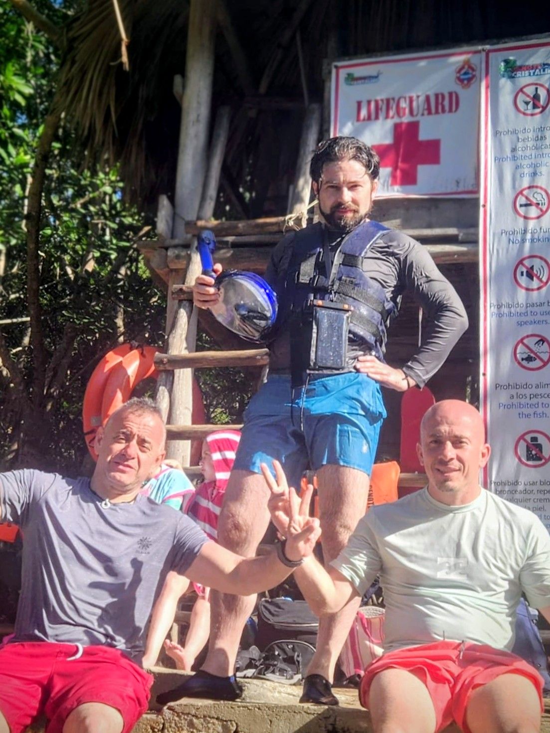 Alex, Max, and Ilya — the SetupTeam crew on location