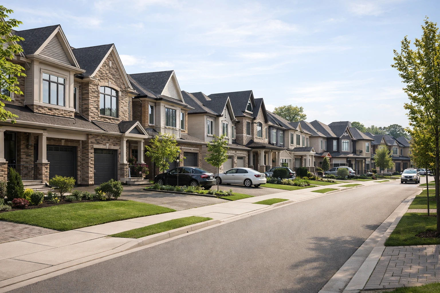 Townhouse and detached home environment in Richmond Hill
