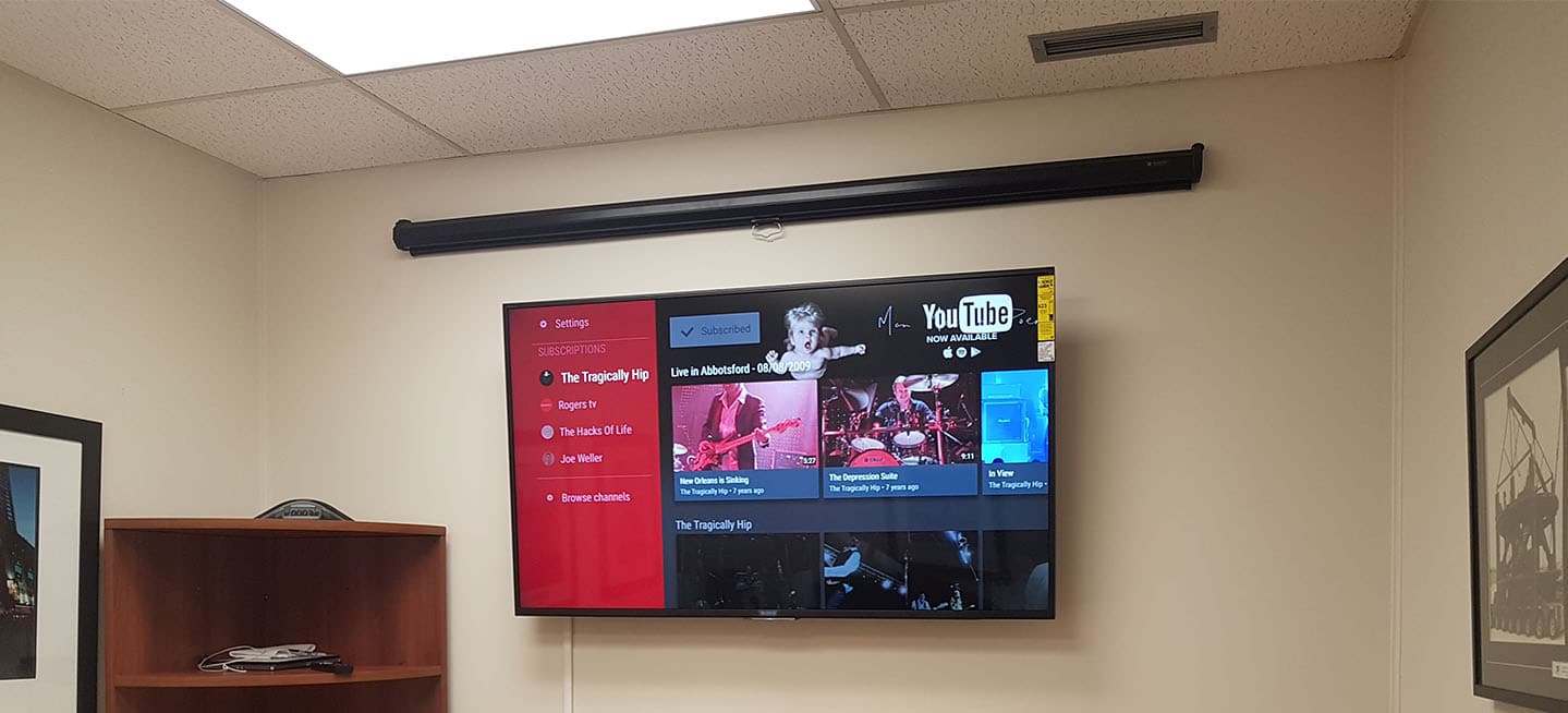 Installing TVs in Commercial Buildings