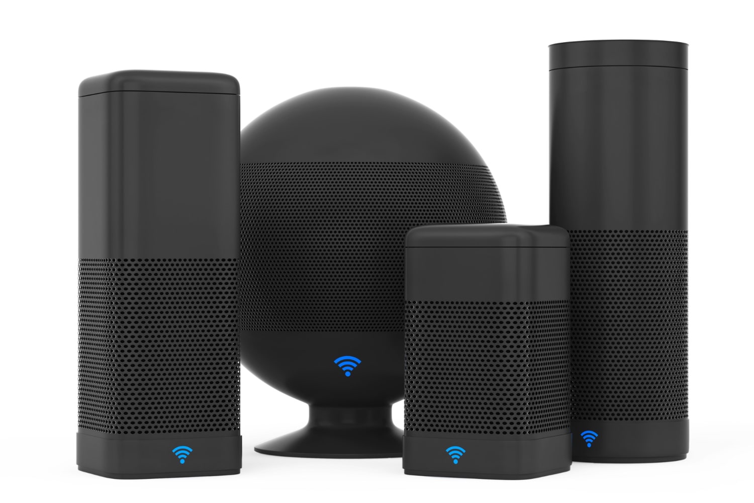 black sonos setup
