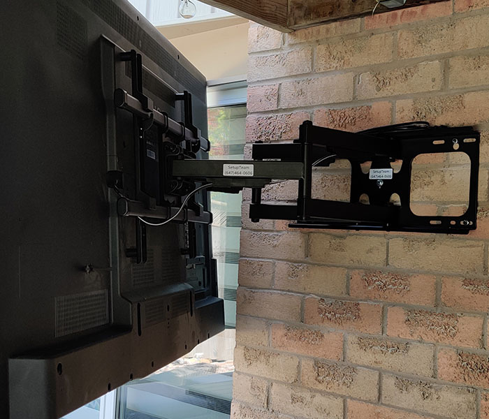 Exterior Mounting of TVs